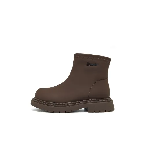 Deesha Термические высокие детские ботинки коричневого цвета для малышей