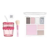 #PALЕ VEIL Дымчатый фиолетовый Цвет Колесо+Сердце Рекомендуемая чашка бюстгальтера+Щетка для румян