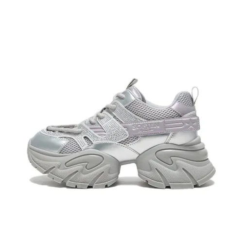 BASTO Скиталец Износостойкий и Легкий Низкий Топ Кроссовки с Толстой Подошвой Женские