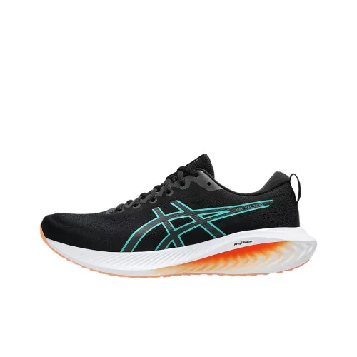 Asics Гель Excite 10 Устойчивые к истиранию Низкие Кроссовки для Бега Мужские Черные