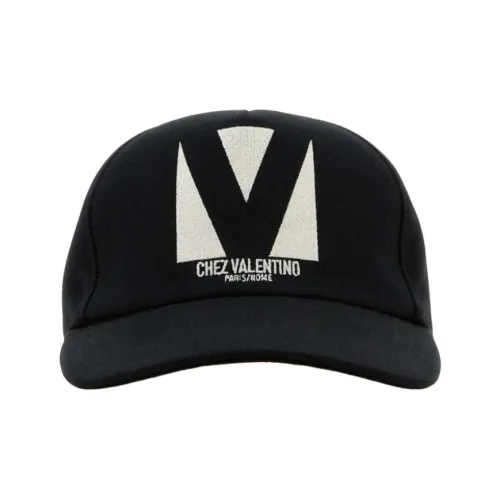Valentino Хлопок Бейсболки Мужские Черные