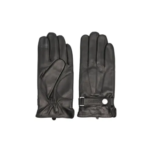 Calvin Klein Sheepskin, Polyamide, Wool Gloves Men's