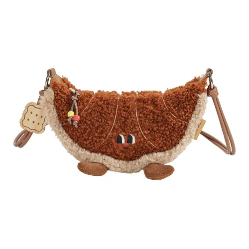 Sound For Life Ткань Сумка через плечо Маленькая Сумка на плечо Женская Коричневый Экрю