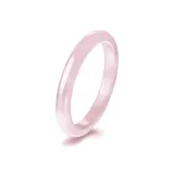 Розовый стеклянный браслет с кошачьим глазом (тонкий стиль)