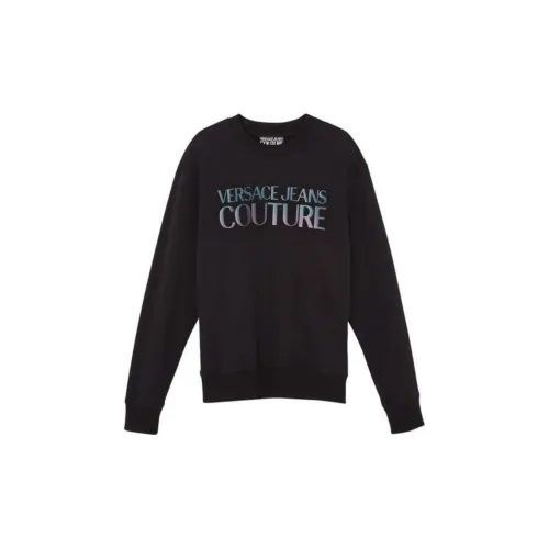 VERSACE Мужские черные T-рубашки