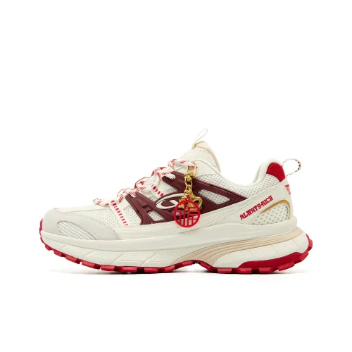 QIAODAN Kaiyuan V3 Casual Низкий Топ Красный Белый Мужской