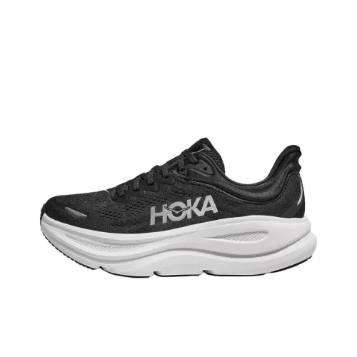 HOKA ONE ONE Bondi 9 Low Топ Повседневный Городской Коммутирование Беговые кроссовки Мужской Черный