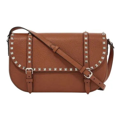Valentino Garavani Телячья кожа Сумка через плечо Женская Коричневая