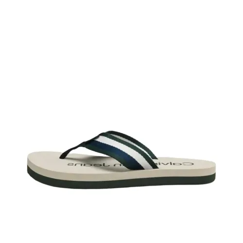 CALVIN KLEIN Шлепанцы Мужские Экрю