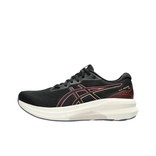 Asics GT 4000 4 Low Топ Повседневные Беговые Кроссовки Женские Черные Широкие