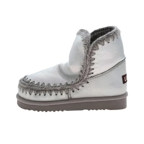 MOU Eskimo 18 Термостойкие Короткие Снежные Ботинки Женские Серебристые