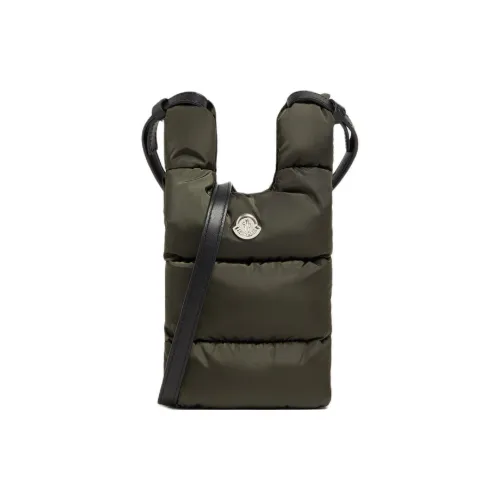 Moncler LEGERETE Коллаборация Нейлон Сумка через плечо Сумка на плечо Маленькая Женская Оливково-зеленая