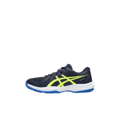 Asics Гель UPCOURT 6 Устойчивый к истиранию Низкий Топ Детская Тренировочная Обувь Черная Детская