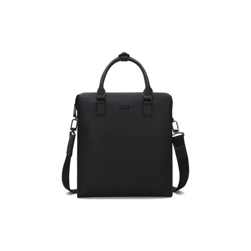 ELLE HOMME Лицевая коровья кожа Коровья кожа Сумка через плечо Доска Обычная Мужская Черная