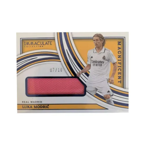 Панини 2022 23 Панини Иммакулат IMM LUKE Лука Модрич 10 Параллель Самая спина Параллель Материал Cut Спортивные карты 1 шт