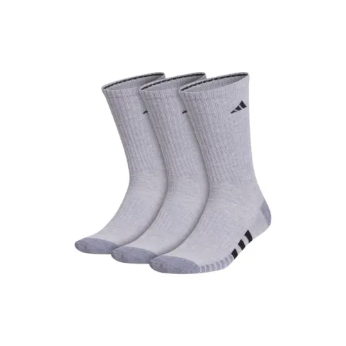 Adidas 3 пачки Medium Gray Мужские носки MID до икры