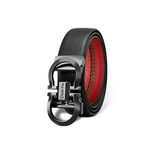 Cheekkiss Цинковый сплав Кожаные ремни Мужской 3,5 см