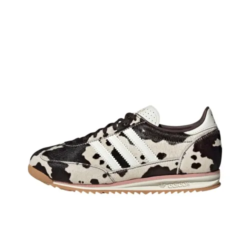 Adidas Originals SL 72 Противоскользящий Устойчивый к истиранию Низкий Топ Casual Унисекс Черный Белый