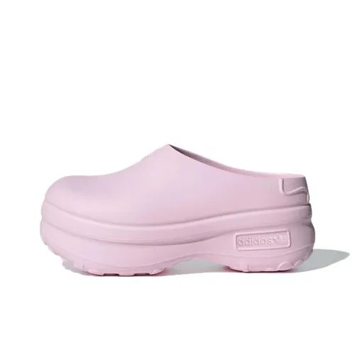 Adidas Originals AdiFOM Stan Smith Mule противоскользящие домашние тапочки женские розовые