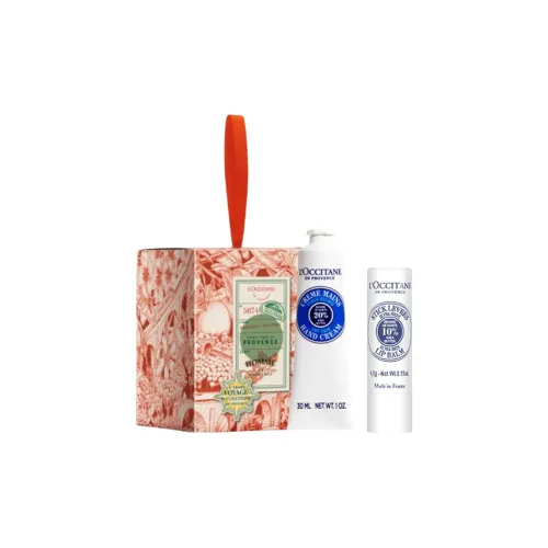 L'OCCITANE Осенний Зимний Ограниченная серия Крем для рук с орехом ши Комплексный уход Увлажняющий 30 мл + 4 5 г