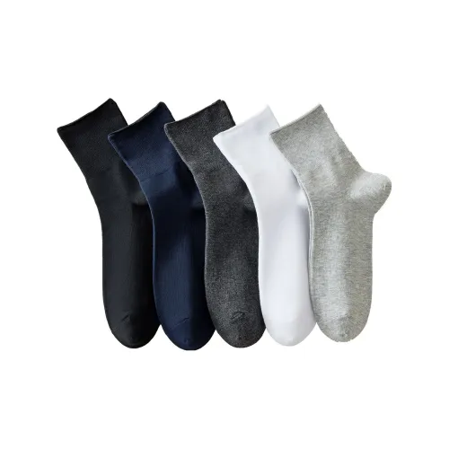 MIIOW Носки Crew Мужские 5 пар смешанные цвета