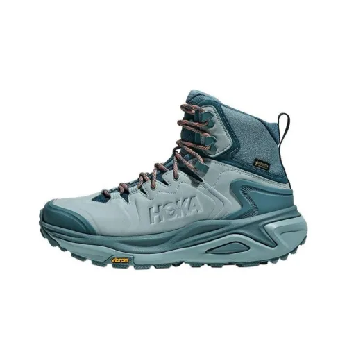 HOKA ONE ONE Kaha 3 Slip-resistant Abrasion-resistant MID Топ Походная обувь Женская Blue