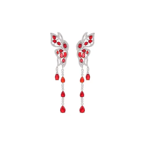 Серьги VIOLET CUBIC с синтетическим цирконием женские