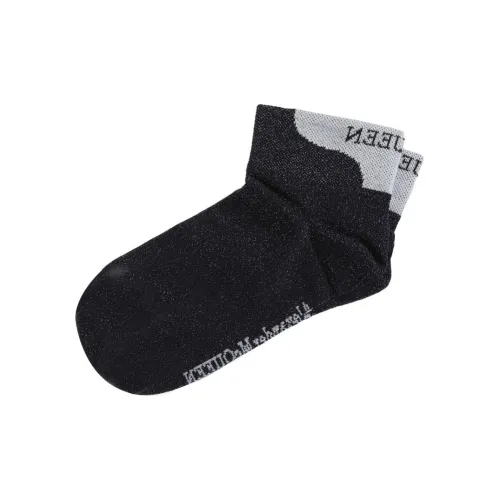 Alexander McQueen SS22 Низкие носки унисекс 1 упаковка черный