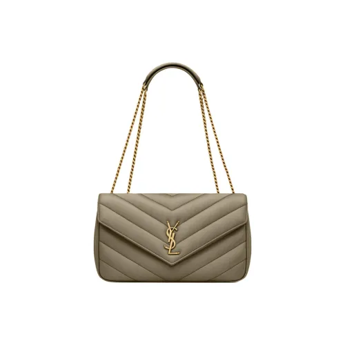 SAINT LAURENT Lambskin Конверт Сумка Сумка через плечо Сумка на плечо Средняя Женская Moss Green