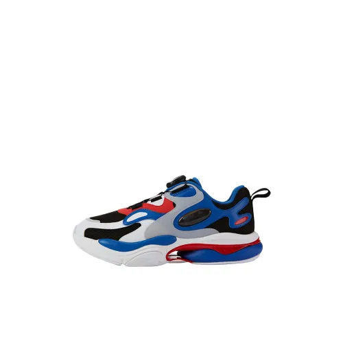 FILA KIDS BOA Low Топ Детская Беговая Обувь Стандартная Белый Морской Синий Малыш