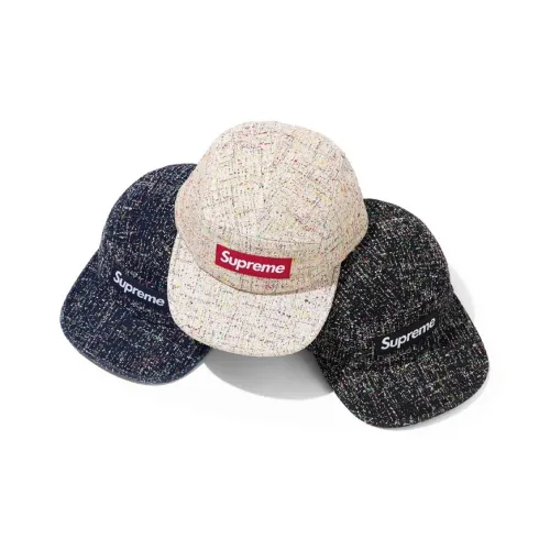 Supreme 100% хлопок Деним Кепки Унисекс Черный Оригинальный Синий