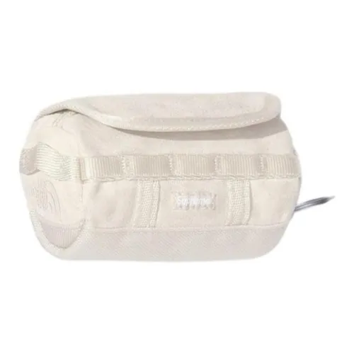 Supreme The North Face Коллаборация Замшевая ткань Дорожная сумка Брелок Сумка Аксессуар Унисекс Белый