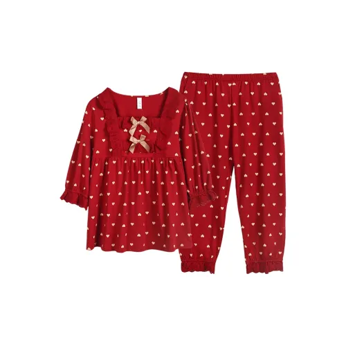 XUANJING 62084 Бордовый Женские Пижамные Комплекты