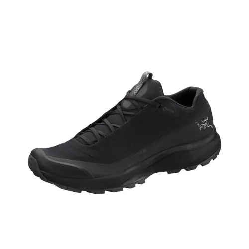 Arcteryx Aerios Fl Slip-resistant Abrasion-resistant Low Top Hiking Shoes Men's Black Арктерикс Aerios Fl Противоскользящий Устойчивый к истиранию Низкий Топ Походная обувь Мужская Черная