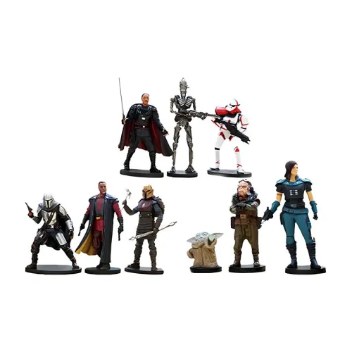 Disney Боба Фетт Мастер Йода Star Wars Characters Диснеевские персонажи Мандалорец Масштабные фигурки