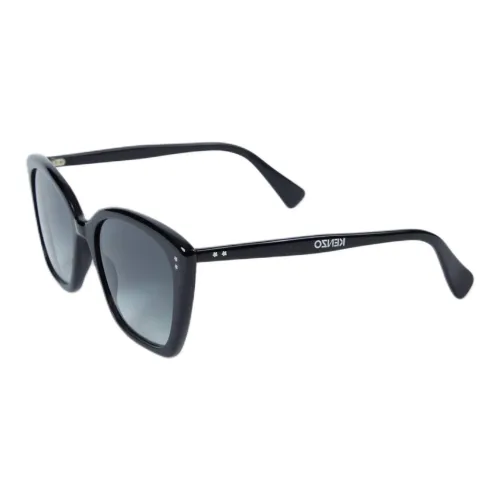 KENZO Ацетат Квадратные Солнцезащитные Очки Женские Черные