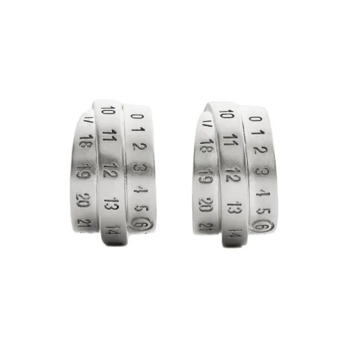 MM6 Maison Margiela Брассовые серьги Женские