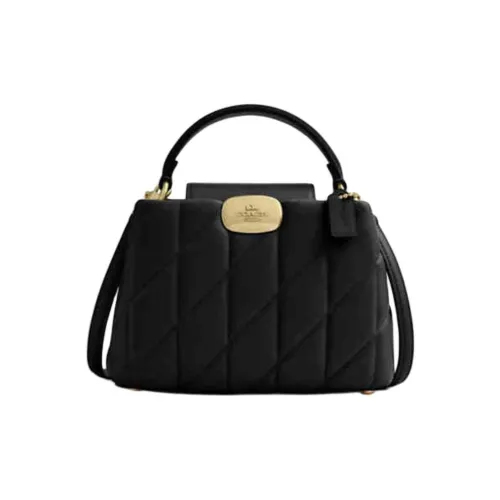 COACH Eliza Sheepskin Сумка через плечо Сумка Mini Женская Черная