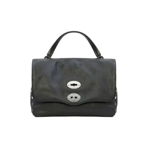 Zanellato Кожа Сумка Маленькая Женская Черная