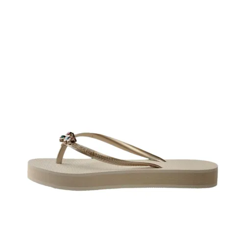 Havaianas Резина Abrasion Resistant Шлепанцы Женские Светлый Умбра