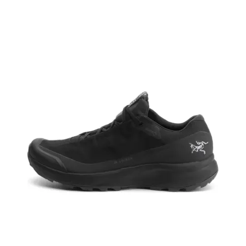 Arcteryx Aerios FL Slip-Resistant Abrasion-Resistant Low-Top Hiking Shoes Men's Black Арктерикс Aerios FL противоскользящий устойчивый к истиранию низкий топ походная обувь мужской черный