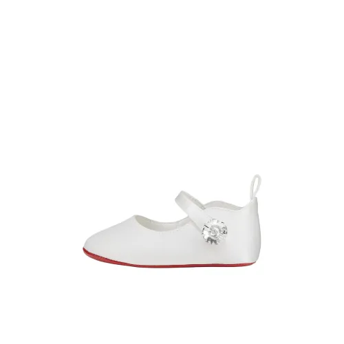 CL Baby Love Chick Strass Низкий Топ Предходячая Обувь для Малышей Белый Новорожденный и Малыш