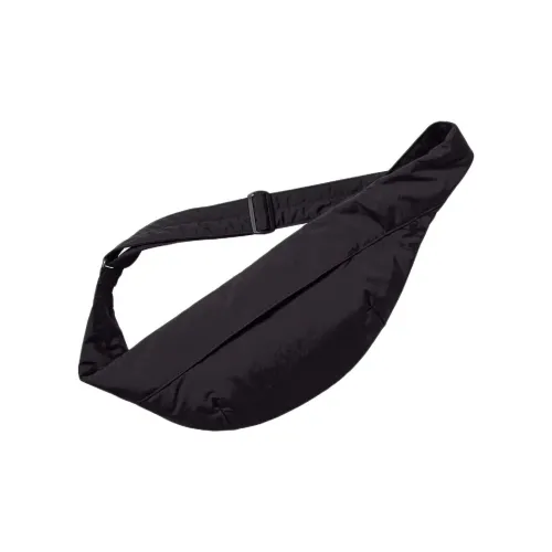 UNIQLO Нейлоновая сумка через плечо стандартная унисекс черная