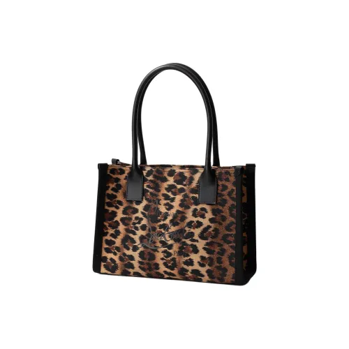 CL LUBOTING Холст Тоут Сумка Сумка для покупок Сумка Сумка через плечо Женская Черная Коричневая