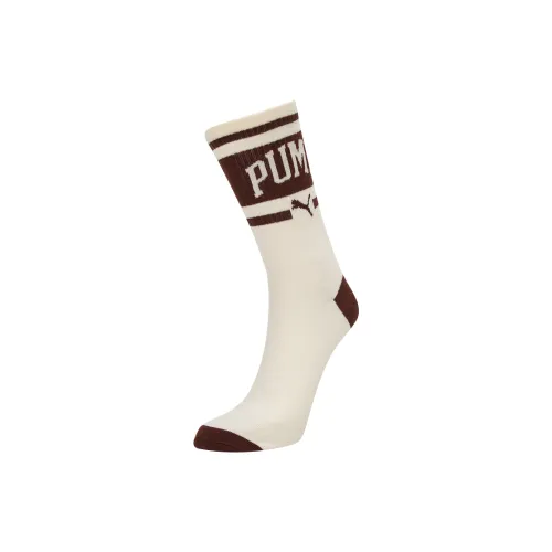 PUMA 1 шт. Экрю Унисекс MID Носки до икры