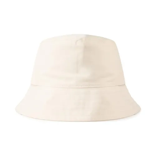 Off Белый Cotton Bucket Hats Унисекс