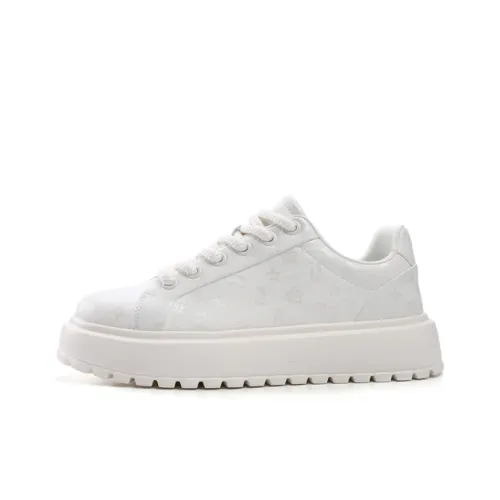 CAI CHI Модный McQueen Slip-Resistant Abrasion-Resistant Low Top Скейтборд Кроссовки Мужские Белые