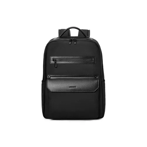 PIERRE CARDIN Nylon с синтетической кожей большой объем дорожный рюкзак большой мужской черный