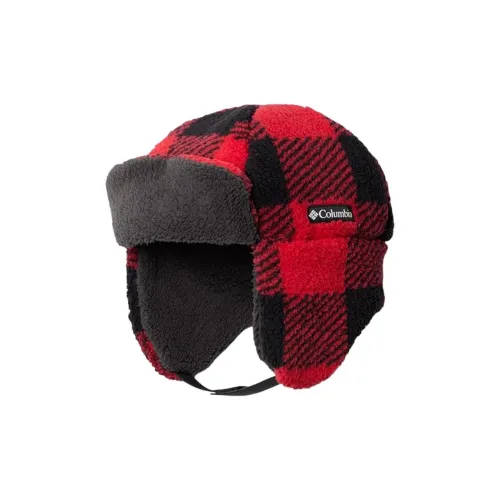 Columbia Шерсть Шапка-ушанка Детская Красная