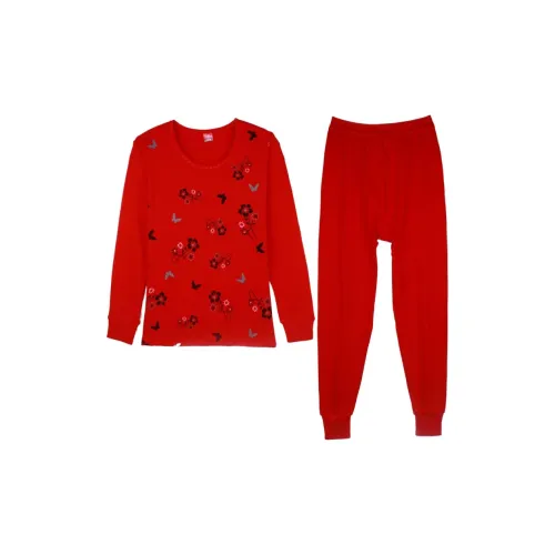 Cotton Gene Thermal Set Women's Red Cotton Gene Термический комплект женский красный